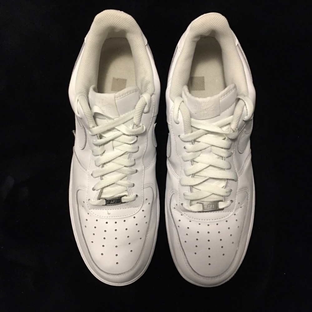 White Air Force one’s size 12